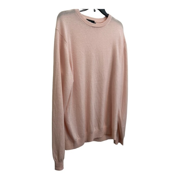 RODD & Gunn Merino Wool & Cashmere Crew Neck Sweater in light pink - Picture 5 of 15